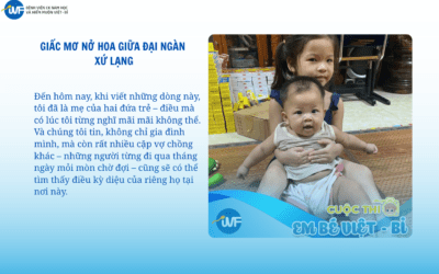 BÀI DỰ THI EM BÉ VIỆT – BỈ LẦN THỨ 6: HÀNH TRÌNH ĐÓN CON YÊU: NƠI VIỆT – BỈ LÀ NGÔI NHÀ ĐONG ĐẦY TÌNH THÂN